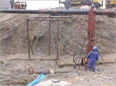 Shanghai natural gas pipeline relocate project