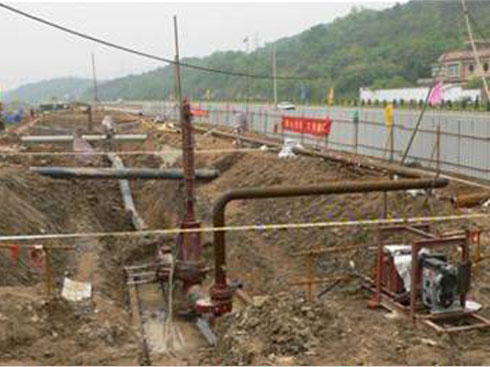 Nanjin Ganghua natural gas pipeline relocate project